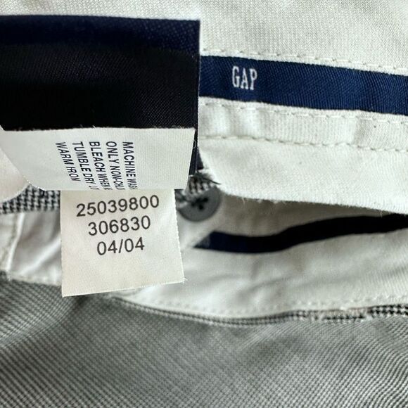 Gap Womens Blue Straight Leg Crop Mid Rise Slash Pocket Cotton Stretch Pants 14 - Picture 10 of 13